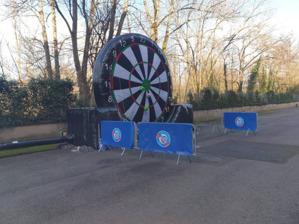 Cible foot géante gonflable